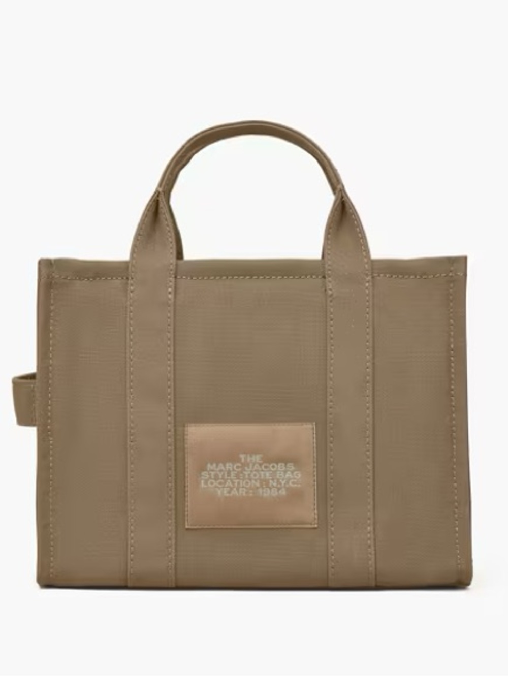 Marc Jacobs Slate Green Canvas Medium The Tote Bag EUC - Picture 9 of 10